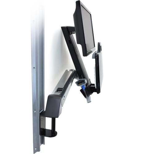 Suport monitor Ergotron StyleView Sit-Stand, 24inch, Black-Grey