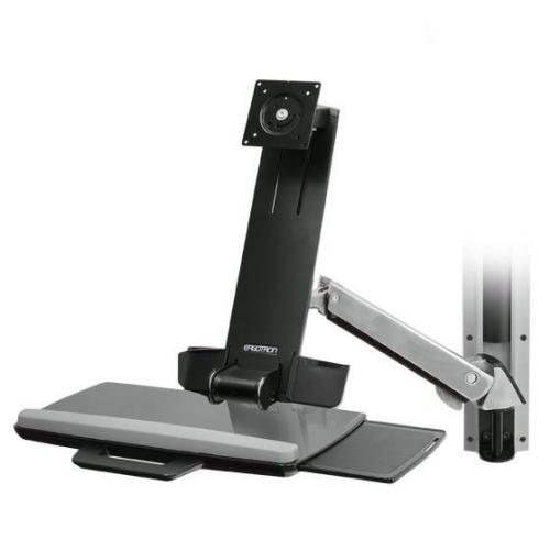 Suport monitor Ergotron StyleView Sit-Stand, 24inch, Black-Grey