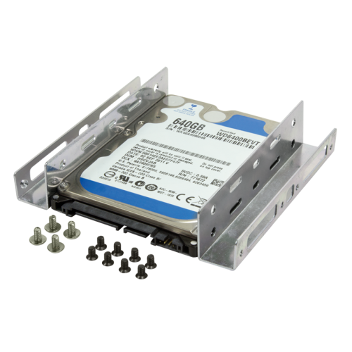 Suport montare HDD LogiLink AD0009, 2.5inch in bay de 3.5inch, 2xHDD