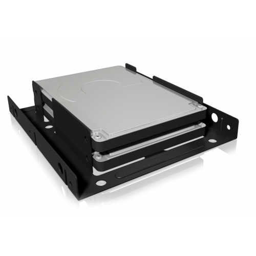 Suport montare HDD/SSD Raidsonic IcyBox, 2x 2.5inch in 3.5inch, Black
