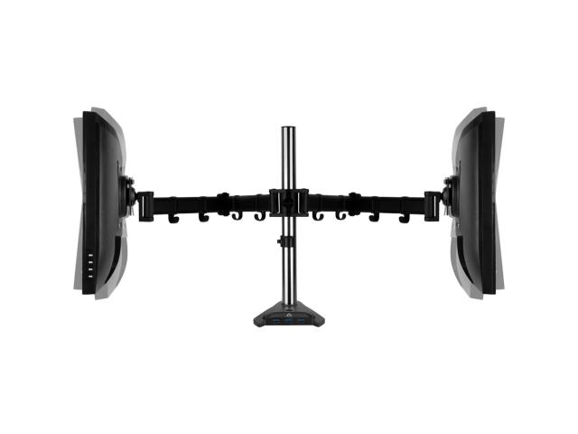 Suport Arctic Z2 Pro (Gen 3) cu Hub USB pentru 2 monitoare, Black