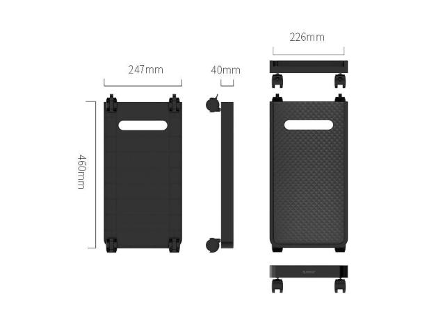 Suport unitate Orico CPB2, Black
