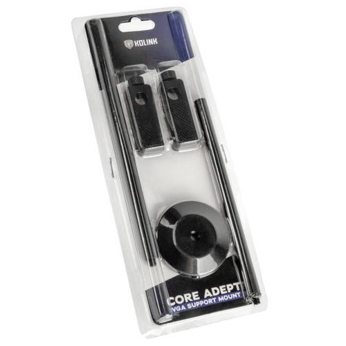 Suport universal Kolink Core Adept VGA pentru sustinerea placilor video, Black, COREADEPT-VGA-S