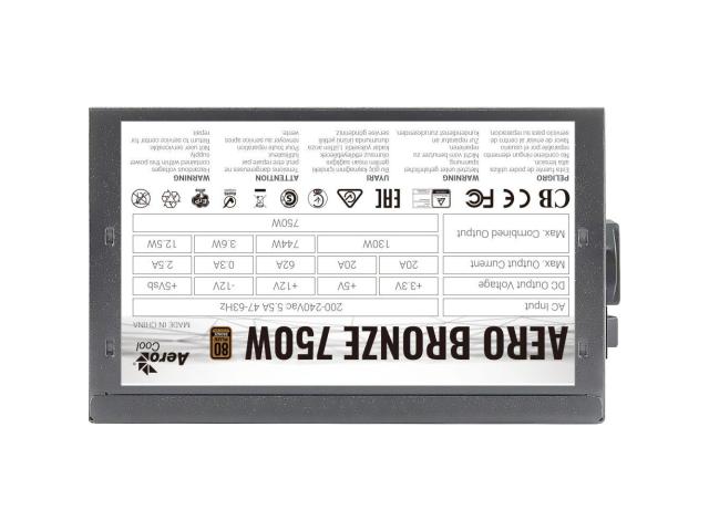 Sursa Aerocool Aero Bronze 750, 750 W