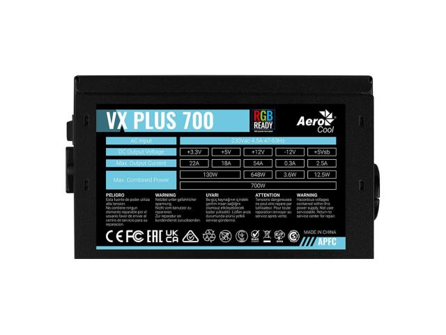 Sursa Aerocool VX Plus 700, 700 W