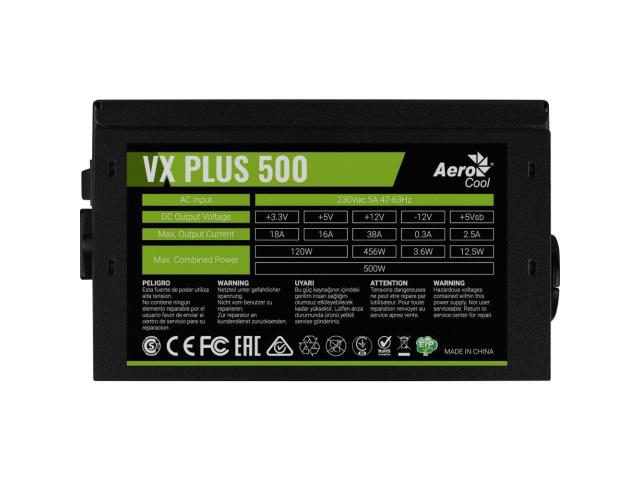 Sursa Aerocool VX PLUS Stealth 500, 500 W