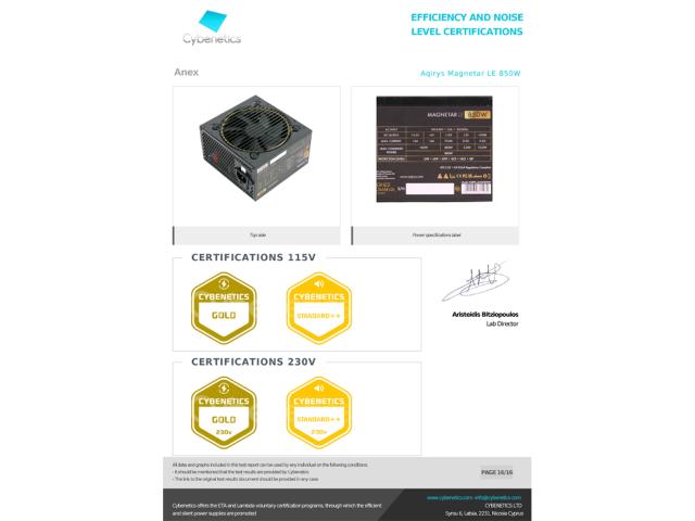 Sursa AQIRYS Magnetar LE 850W