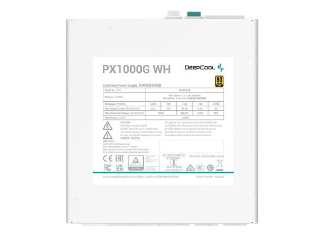 Sursa Deepcool PX1000G WH, 1000W