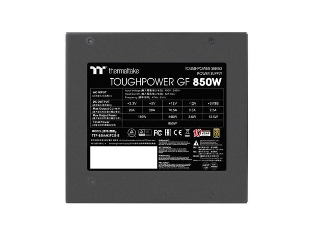 Sursa Thermaltake Toughpower GF, 850W