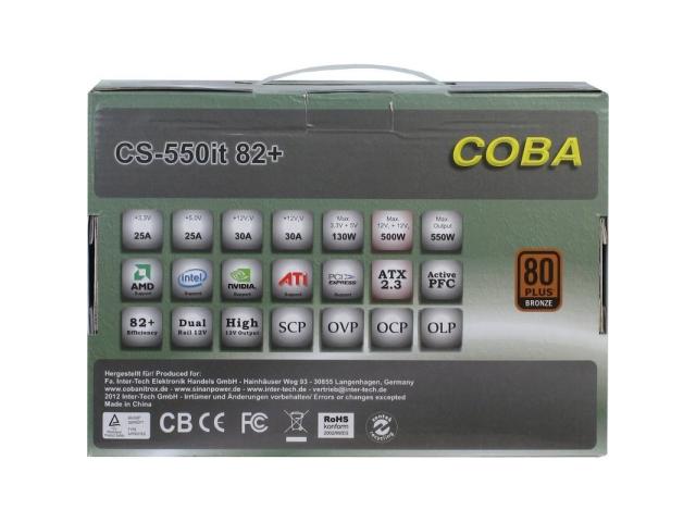 Sursa Inter-Tech CobaPower, 550W