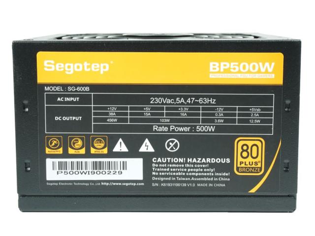 Sursa Segotep SG-600B, 500W