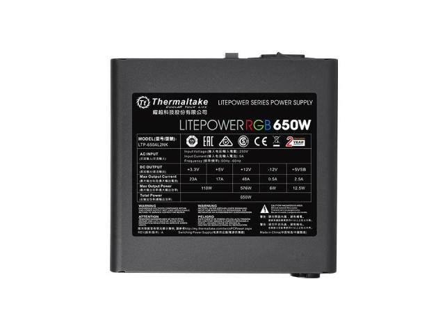 Sursa Thermaltake Litepower RGB, 650W