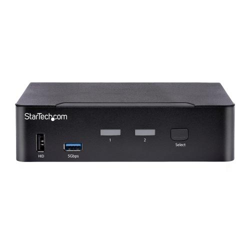Switch KVM Startech SV231DPUCA, 2x DisplayPort, Black