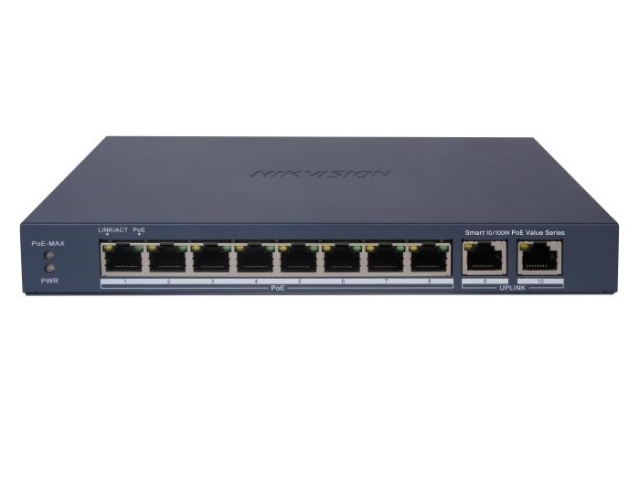 SWITCH CU 10 PORTURI GIGABIT (8 POE)