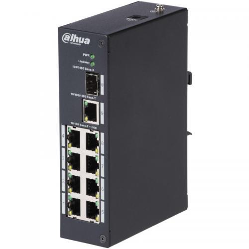 Switch Dahua PFS3110-8ET-96-V2, 8 porturi, PoE+