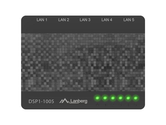 Switch Lanberg DSP1-1005, 5 porturi
