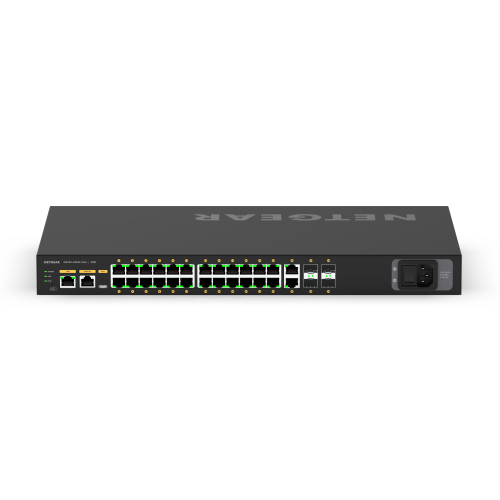Switch Netgear AV Line M4250-26G4F-POE+, 24 Porturi, PoE+