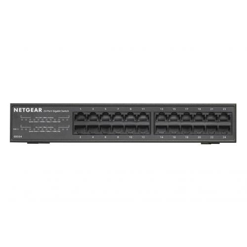 Switch Netgear GS324, 24 Porturi