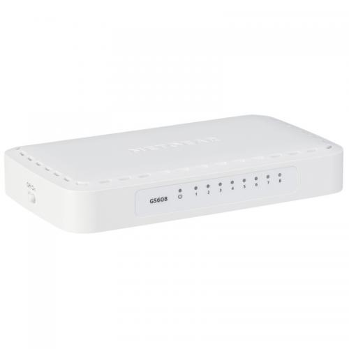 Switch Netgear GS608, 8 Porturi