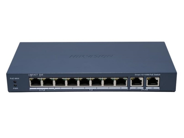 SWITCH SMART MANAGED CU 10 PORTURI (8 POE)