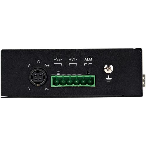 Switch Startech IES1G52UPDIN, 5 porturi (4 PoE)