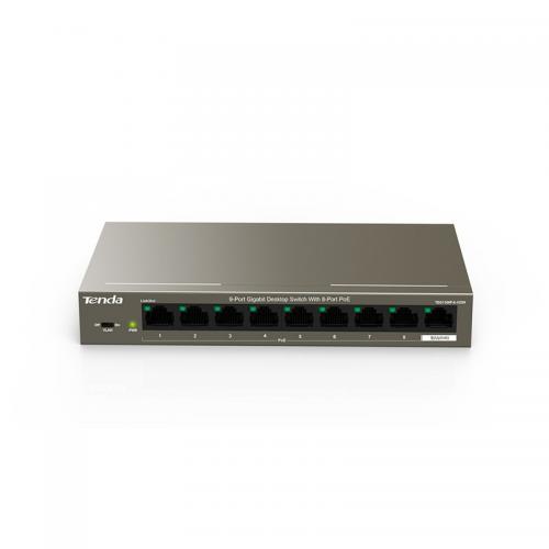 Switch Tenda TEG1109P-8-102W, 8 porturi, PoE