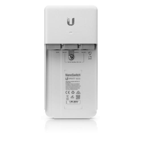 Switch Ubiquiti NanoSwitch N-SW, 4 porturi (3 PoE out, 1 PoE in)