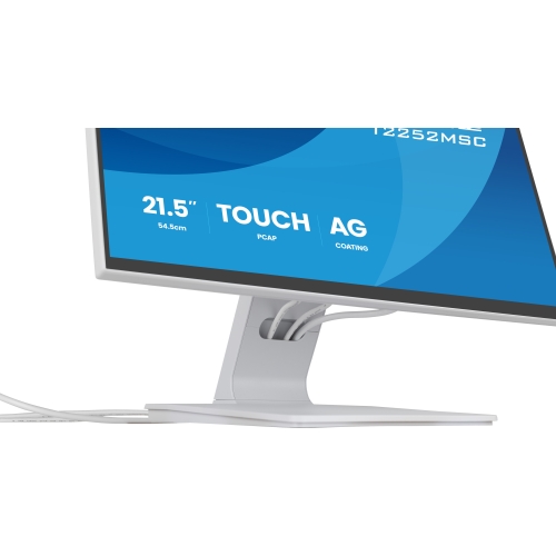 Monitor LED Touchscreen Iiyama ProLite T2252MSC-W2AG, 21.5 inch, 1920 x 1080 pixeli, 5 ms GTG, White