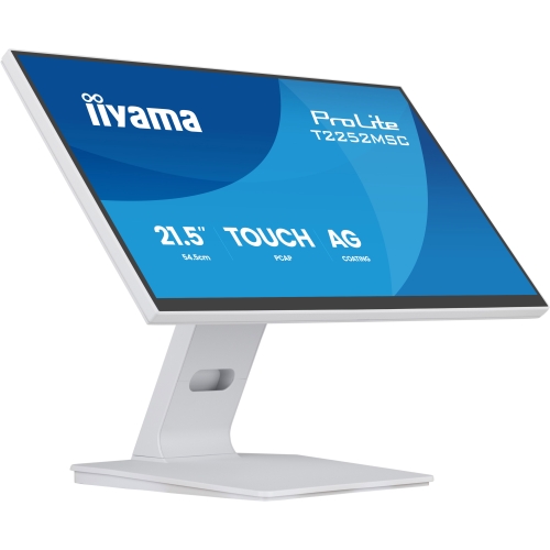 Monitor LED Touchscreen Iiyama ProLite T2252MSC-W2AG, 21.5 inch, 1920 x 1080 pixeli, 5 ms GTG, White