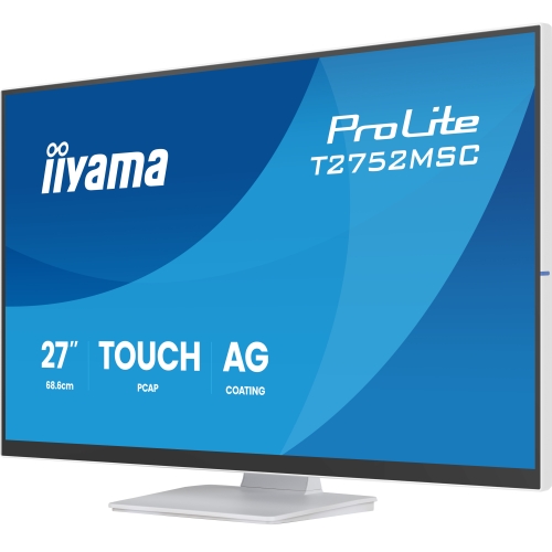 Monitor LED Touchscreen Iiyama T2752MSC-W1AG, 27 inch, 1920 x 1080 pixeli, 5 ms GTG, Black
