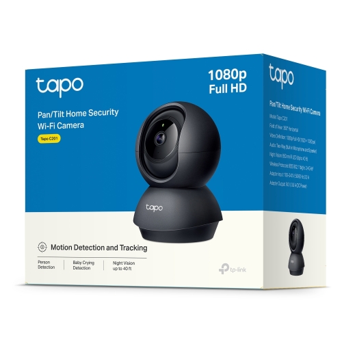 Camera IP Cube TP-Link Tapo C201, 2 MP, Lentila 4 mm, IR 12 m