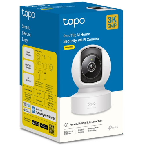 TAPO C232 WIFCAM PAN/TILT HOME SECURITY