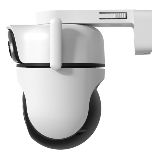 CAMERA IP TP-LINK, wireless, cube, pt. exterior, obiectiv dual si functie pan/tilt, dist. IR 9 m, tip lentila fixa 4 mm, 2 x 2K 3 Mpx, microfon, carcasa metalica, slot SD card, 