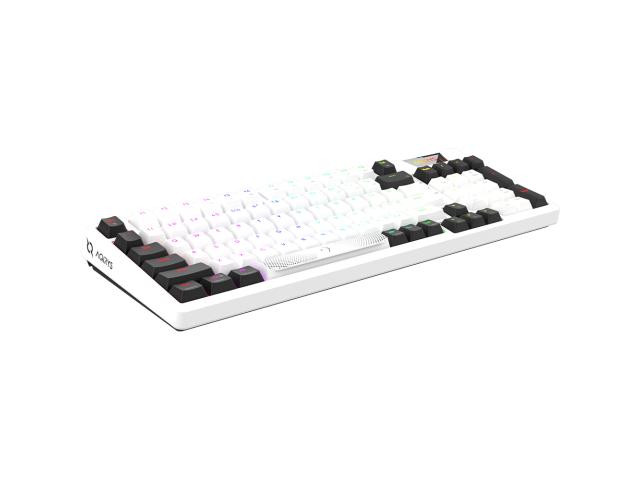 Tastatura AQIRYS Adara, USB, White-Black