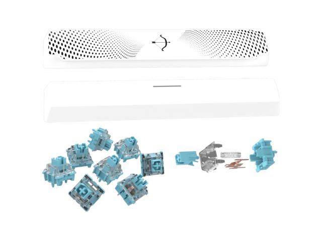 Tastatura AQIRYS Adara, USB, White-Black