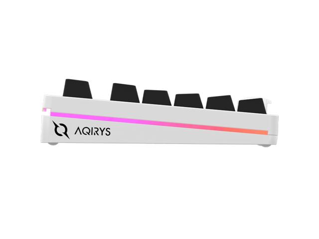 Tastatura AQIRYS Aludra TKL Mecanica, RGB LED, USB, White
