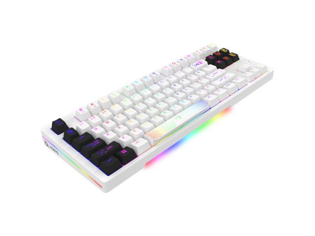 Tastatura AQIRYS Aludra TKL Mecanica, RGB LED, USB, White