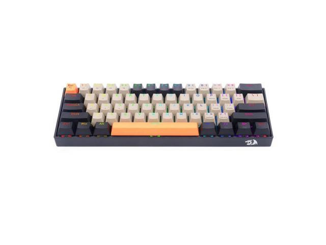 Tastatura Redragon Draconic Pro, RGB LED, USB/USB Wireless/Bluetooth, Black-Grey