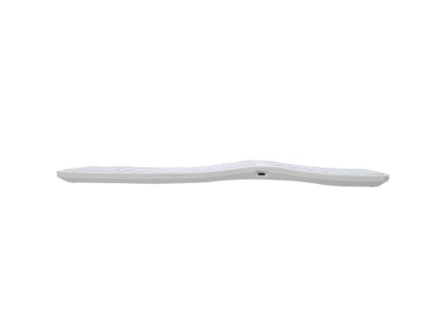Tastatura Wireless Delux GM902, USB Wireless/Bluetooth, White