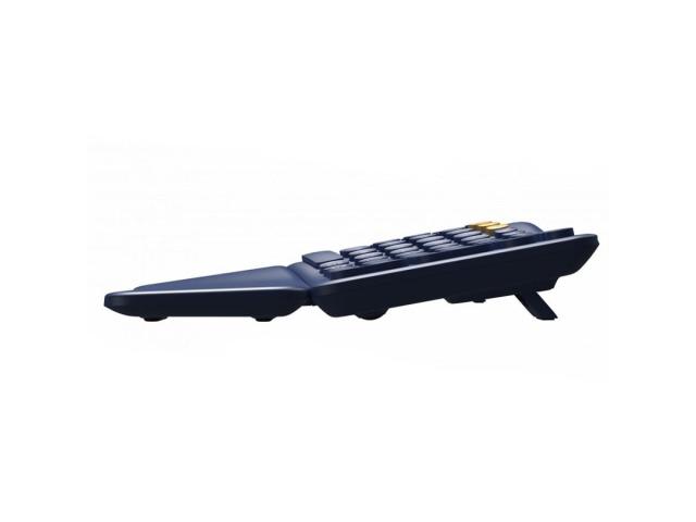 Tastatura Wireless Delux GM903CV, USB Wireless/Bluetooth, Blue