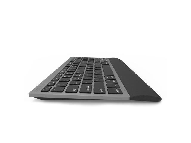 Tastatura Wireless Delux K3300D, USB Wireless/Bluetooth, Grey-Black