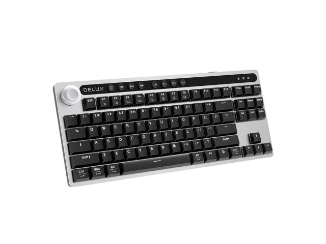 Tastatura Wireless Delux KS200D, USB Wireless/Bluetooth, Black-Grey