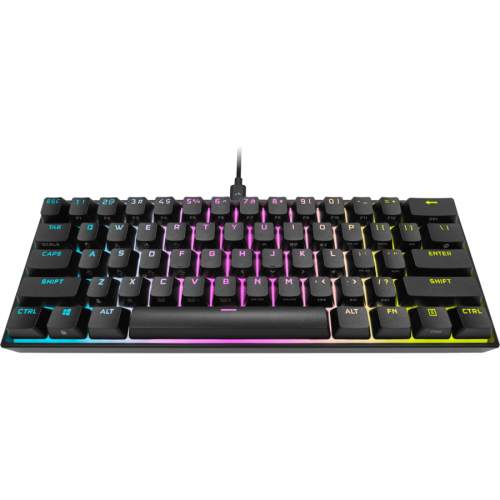 Tastatura Corsair K65 RGB MINI, RGB LED, USB, Black
