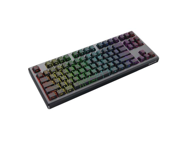 Tastatura gaming mecanica Bluetooth cu si fara fir Redragon Uranus 87 Pro neagra iluminare RGB