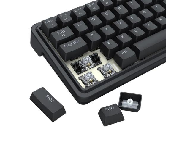 Tastatura gaming mecanica Redragon Ironguard neagra iluminare RGB switch-uri gri
