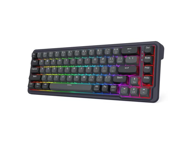 Tastatura gaming mecanica Redragon Nova Magnetic neagra iluminare RGB