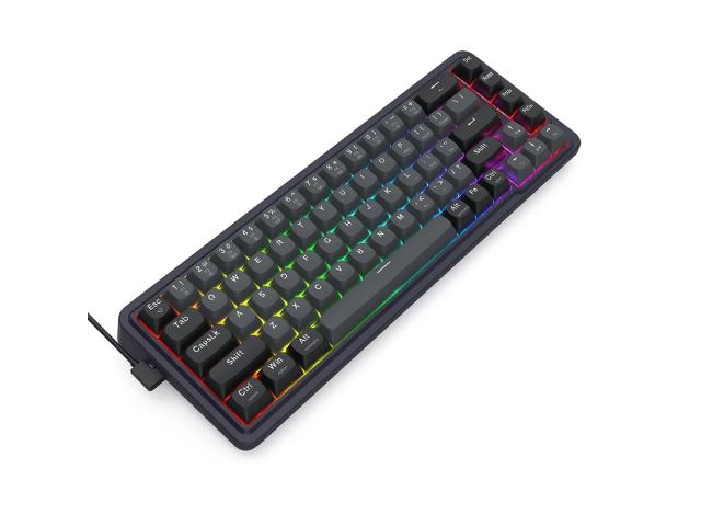 Tastatura gaming mecanica Redragon Nova Magnetic neagra iluminare RGB
