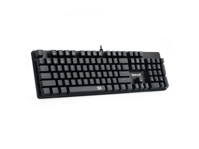 Tastatura gaming mecanica Redragon Sindri neagra iluminare Rainbow switch-uri rosii