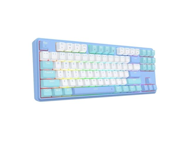 Tastatura Redragon Star Blade, RGB LED, USB-C/USB Wireless/Bluetooth, Blue