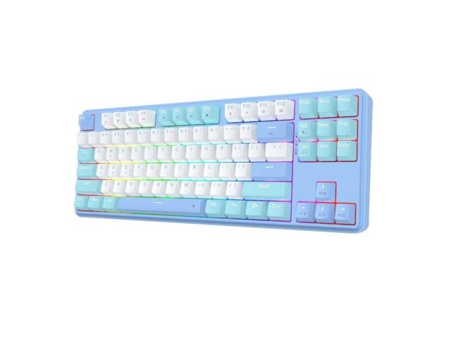 Tastatura Redragon Star Blade, RGB LED, USB-C/USB Wireless/Bluetooth, Blue